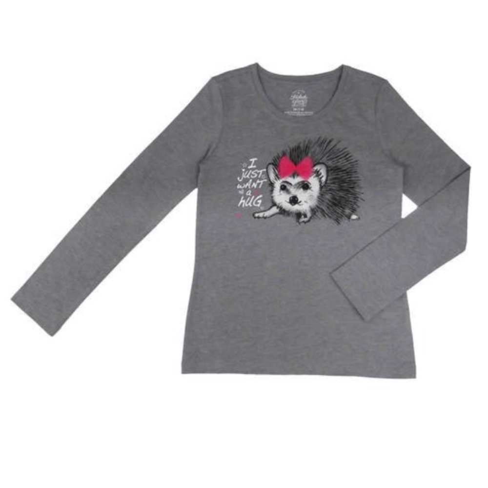 Girls embellished long sleeve shirt